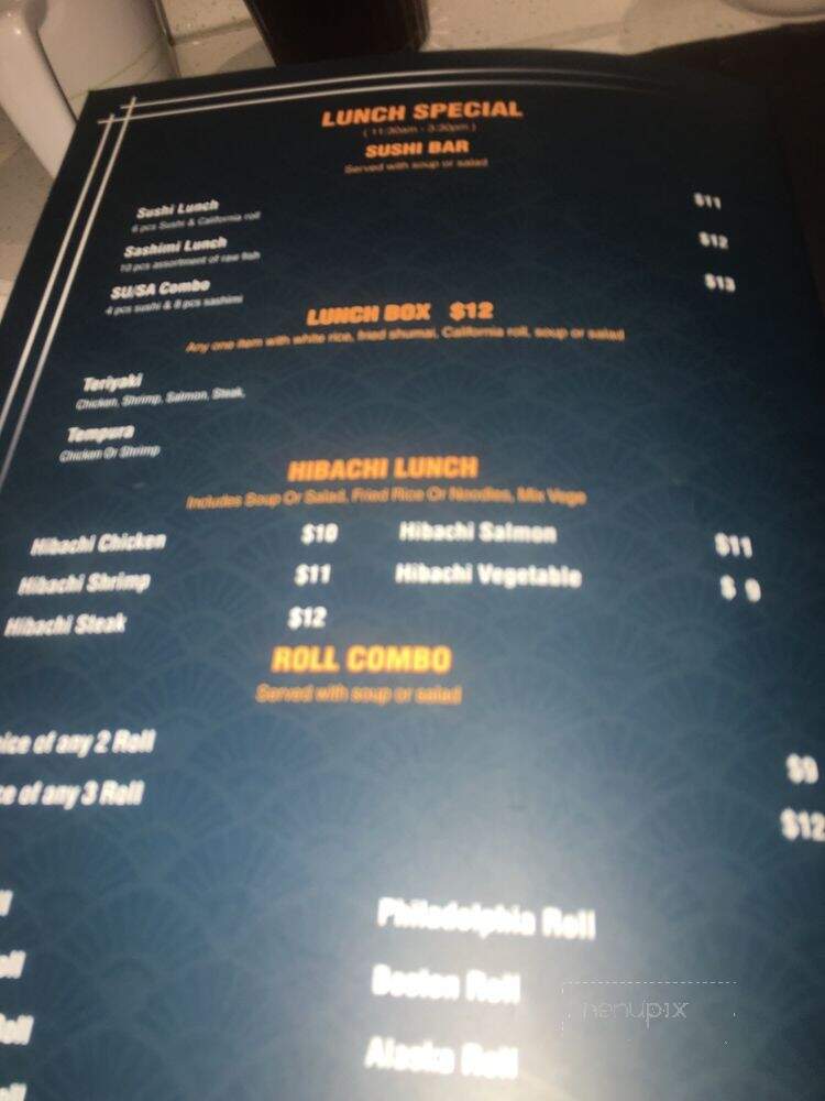 Nagoya Sushi & Hibachi - Howell, NJ menu_pic