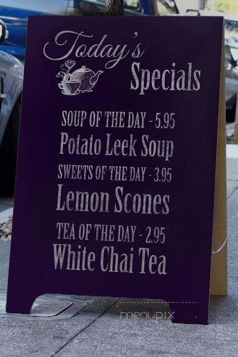 Teatime Tranquility & Treasures - Alachua, FL menu_pic