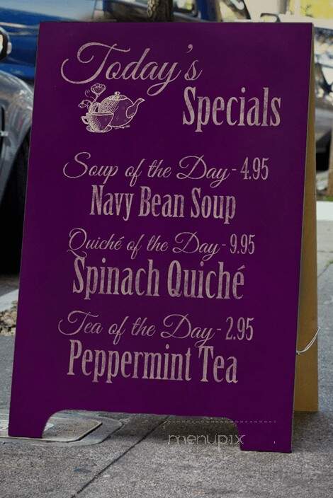 Teatime Tranquility & Treasures - Alachua, FL menu_pic