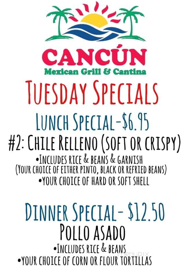 Cancun Mexican And Cantina - Greeley, CO
