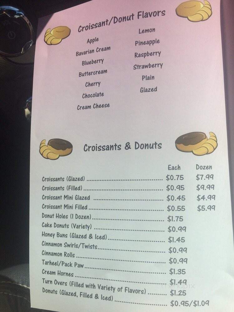 Burney's Sweets & More - Fayetteville, NC menu_pic