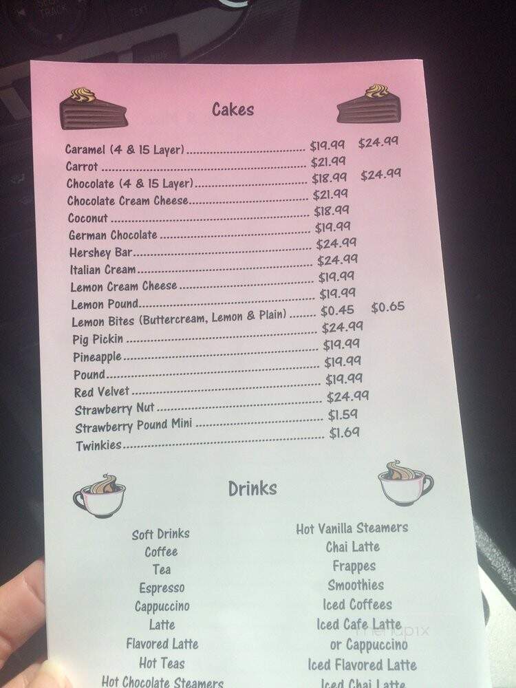 Burney's Sweets & More - Fayetteville, NC menu_pic