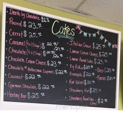 Burney's Sweets & More - Fayetteville, NC menu_pic