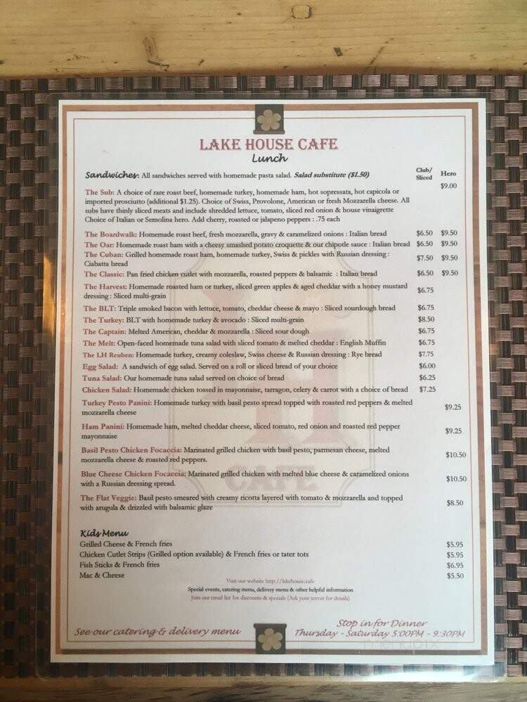 Lake House Cafe - Sparta Township, NJ
