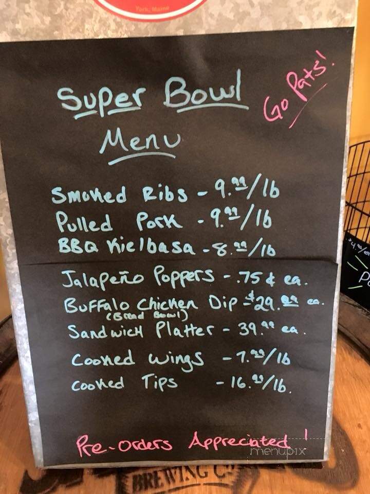 Seacoast Brothers Butcher Shop - York, ME menu_pic