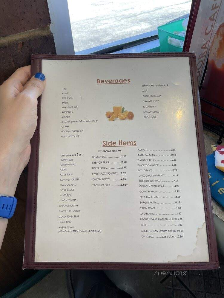 Dora Cafe - Mount Dora, FL menu_pic