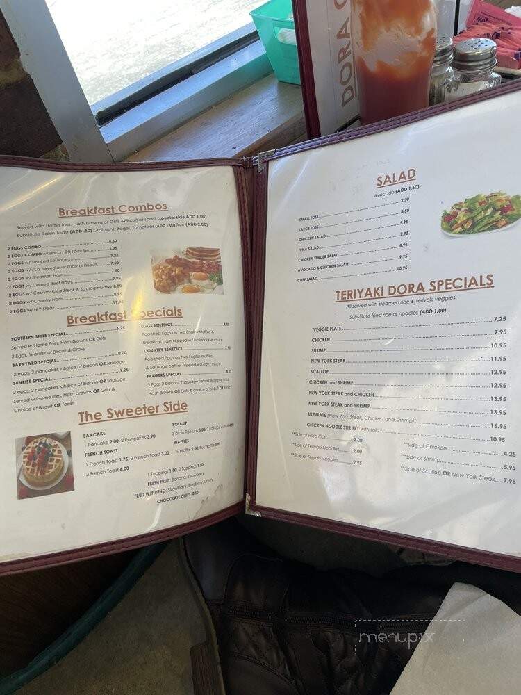 Dora Cafe - Mount Dora, FL menu_pic