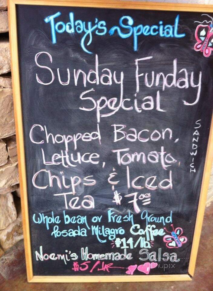 La Posada Milagro - Terlingua, TX menu_pic