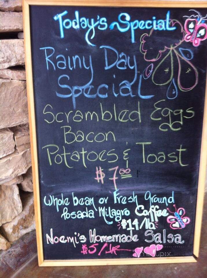 La Posada Milagro - Terlingua, TX menu_pic