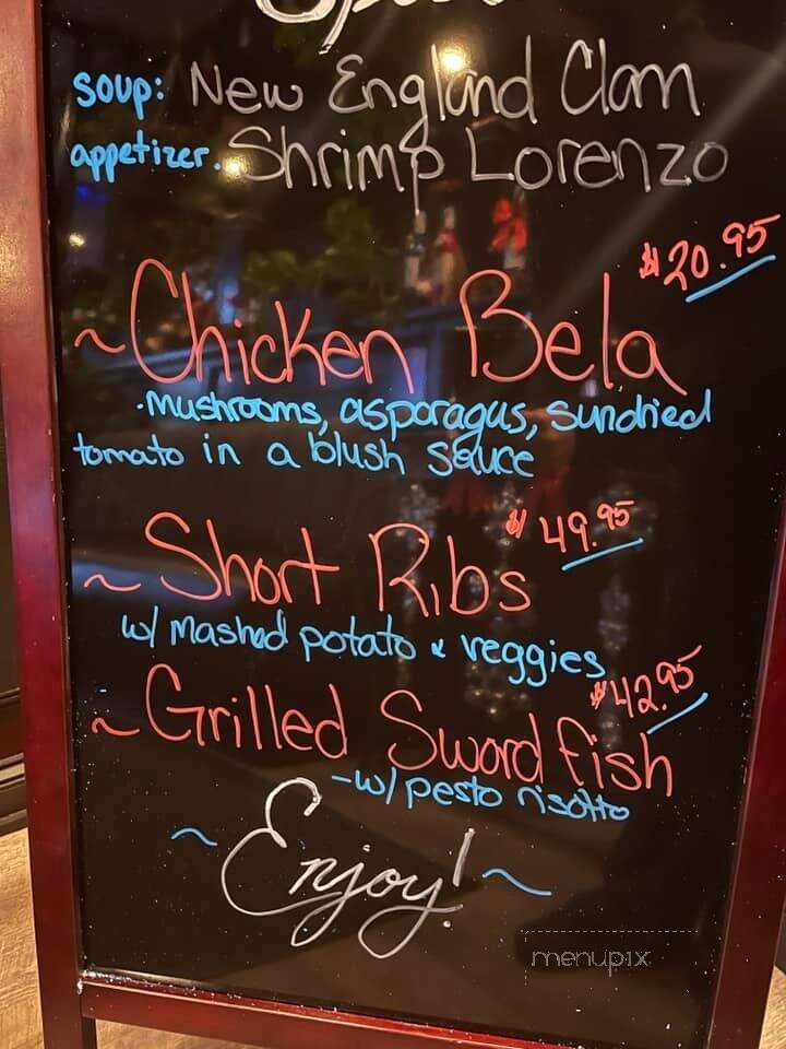 Cafe Luna - Cromwell, CT menu_pic