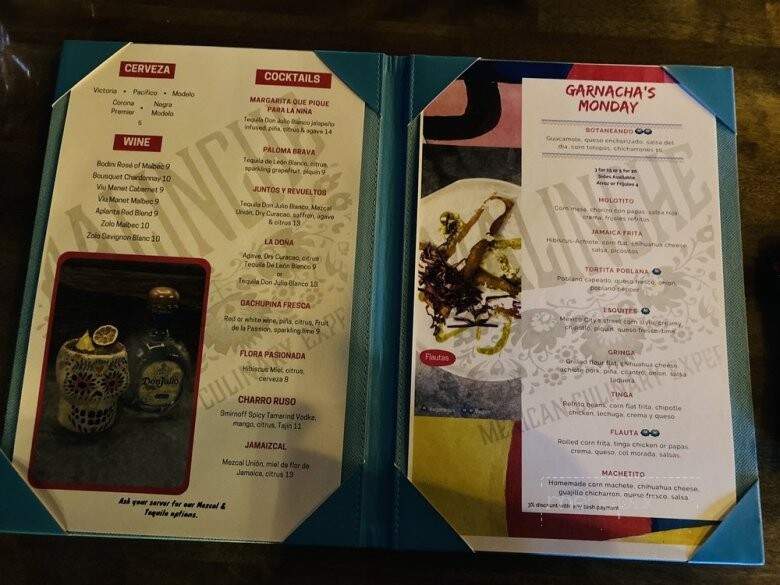 Malinche Mexican Culinary Experience - Ellisville, MO menu_pic