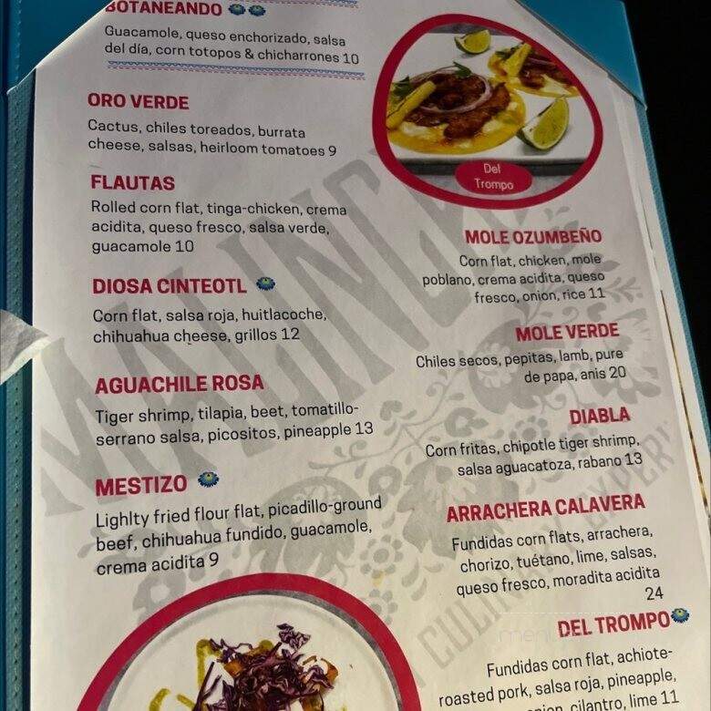Malinche Mexican Culinary Experience - Ellisville, MO menu_pic