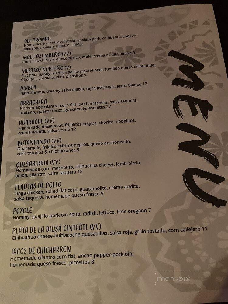 Malinche Mexican Culinary Experience - Ellisville, MO menu_pic