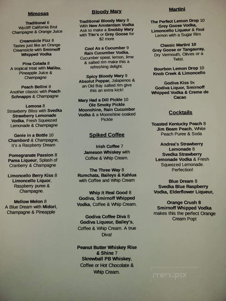 Toasted - Calabash, NC menu_pic