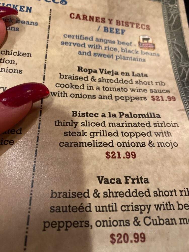 La Bodeguita de Mima - Louisville, KY menu_pic