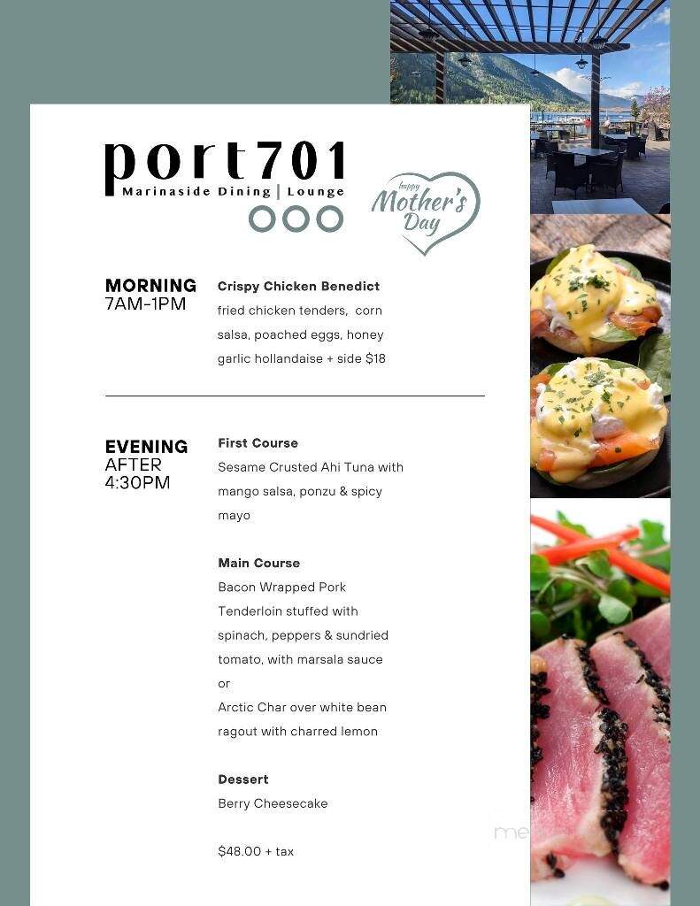 Port701 - Nelson, BC menu_pic