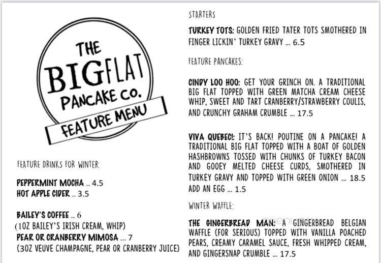 Big Flat Pancake Co - Port Coquitlam, BC