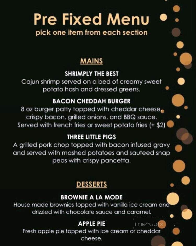 Paper City Bar & Grill - Holyoke, MA menu_pic