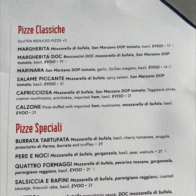 Bottega Angelina - Laguna Niguel, CA menu_pic