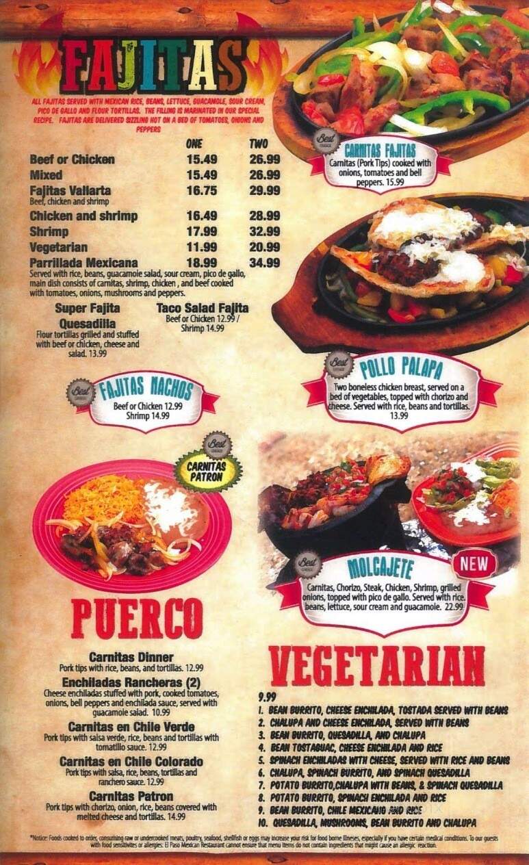 El paso Mexican Grill - Blairsville, PA