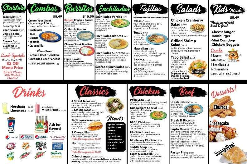 Monterrey Express - Waukee, IA menu_pic