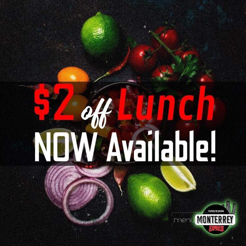 Monterrey Express - Waukee, IA menu_pic