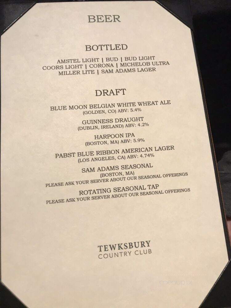 Tew-Mac Tavern - Tewksbury, MA menu_pic