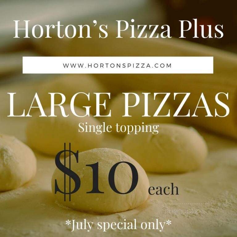 Hortons Pizza Plus - Parsons, KS menu_pic