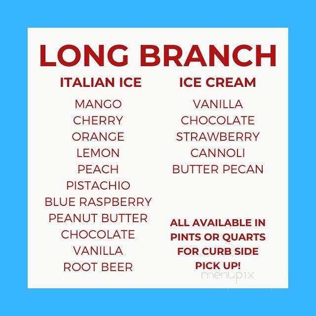The Lighthouse Strollo's Homemade Italian Ice - Long Branch, NJ menu_pic