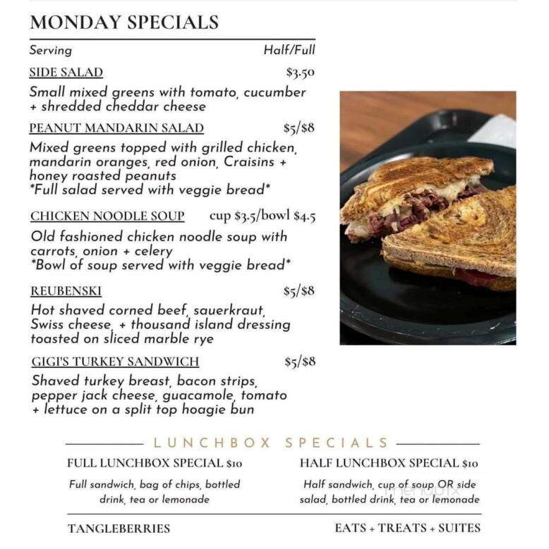 Tangleberries - Centerville, IA menu_pic