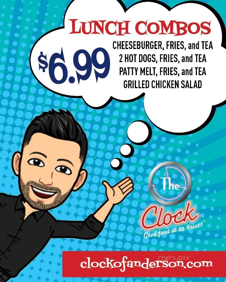Clock Drive-In Of Anderson - Anderson, SC menu_pic