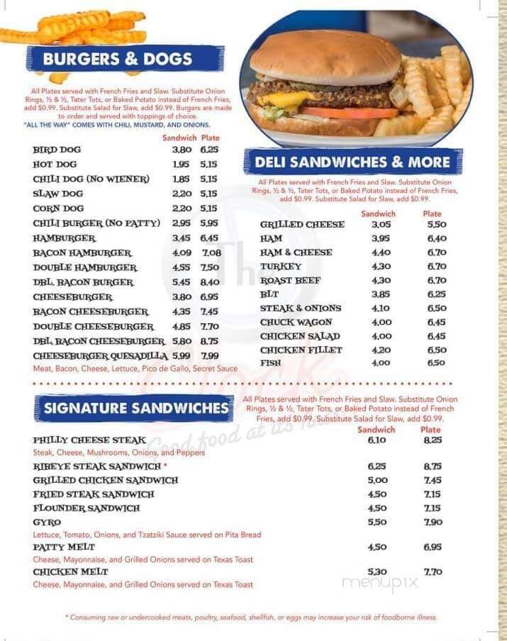 Clock Drive-In Of Anderson - Anderson, SC menu_pic