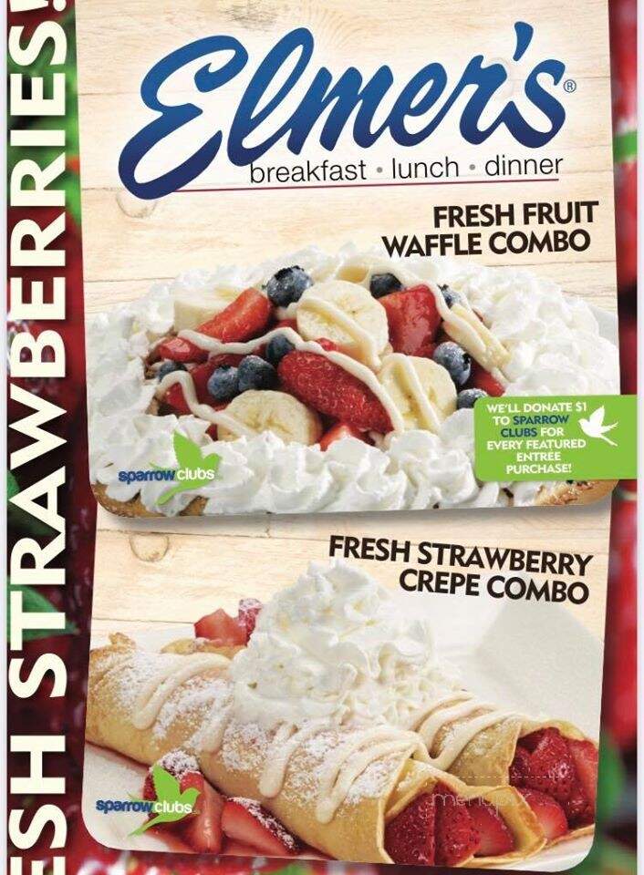 Elmer's Restaurant - Albany, OR menu_pic