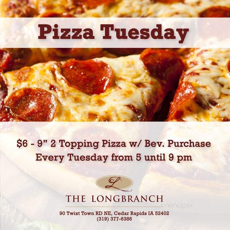 The Longbranch Restaurant Lounge - Cedar Rapids, IA menu_pic