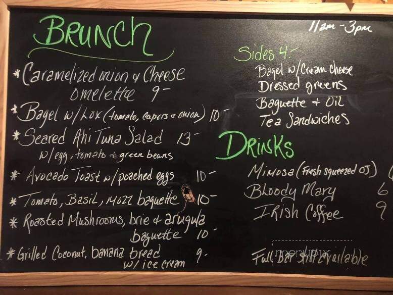 The Bar of Chocolate Cafe - Portland, ME menu_pic