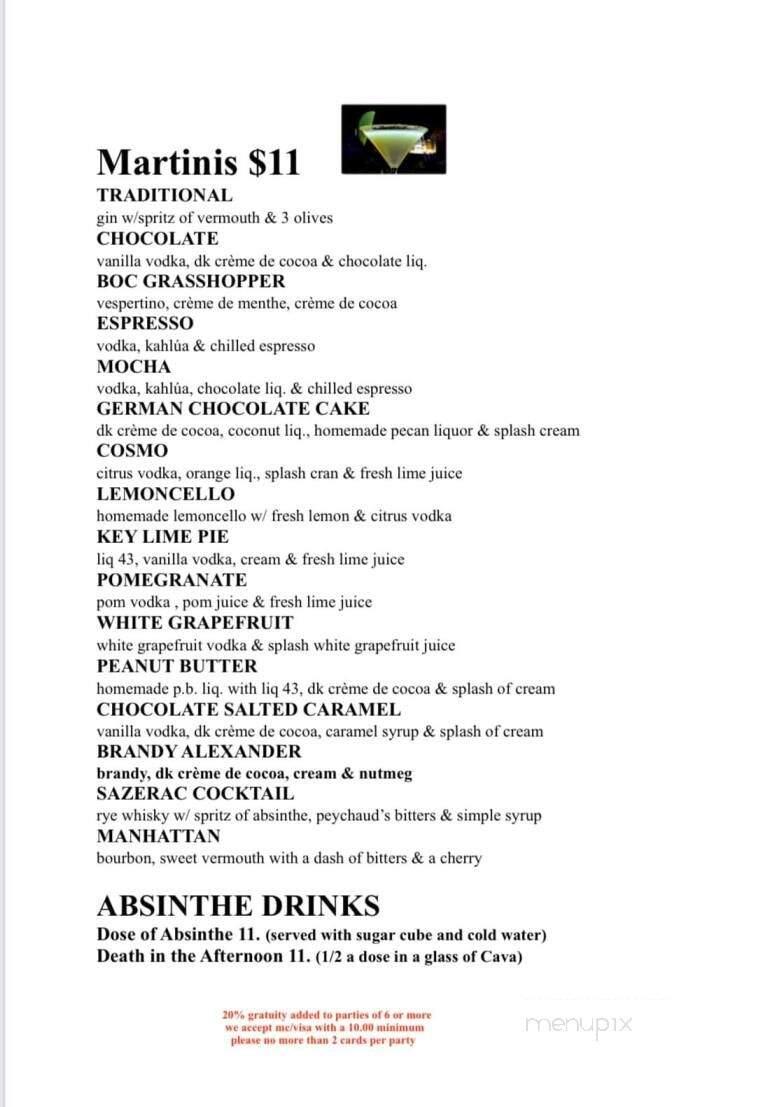 The Bar of Chocolate Cafe - Portland, ME menu_pic