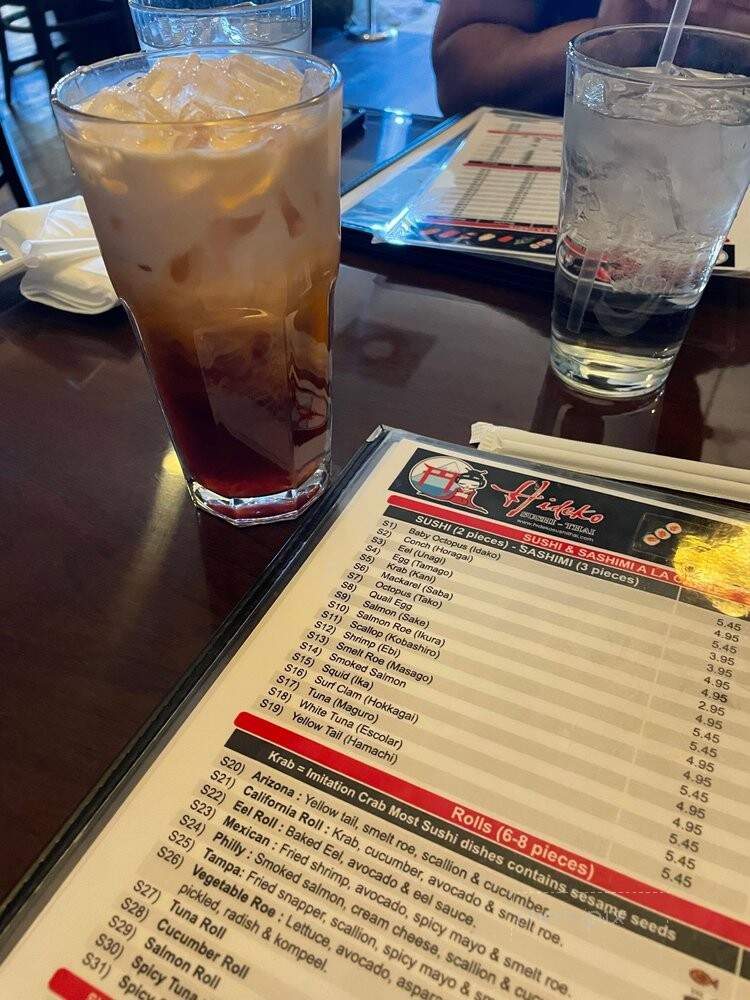 Hideko Sushi - Palmetto, FL menu_pic