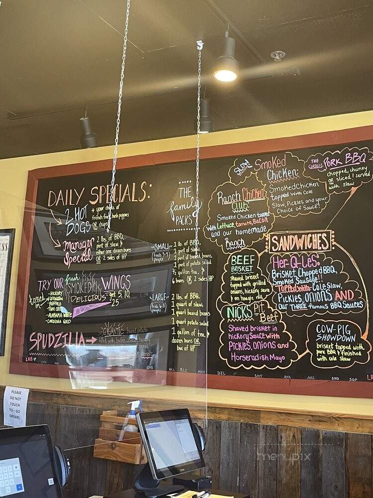 Little Richard's Lexington BBQ - Walkertown, NC menu_pic