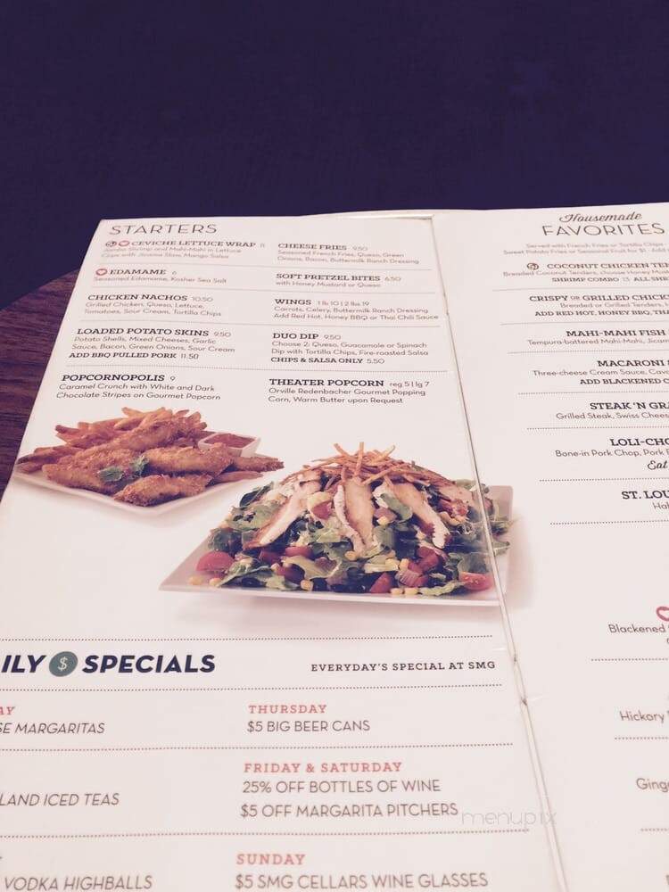 Studio Movie Grill - Rocklin, CA menu_pic