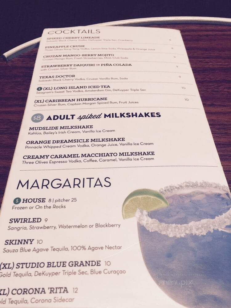Studio Movie Grill - Rocklin, CA menu_pic