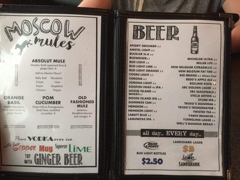 River Grille - Wilkes Barre, PA menu_pic