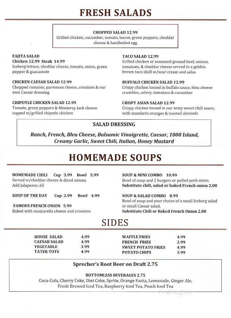 Cruisin - Gilberts, IL menu_pic