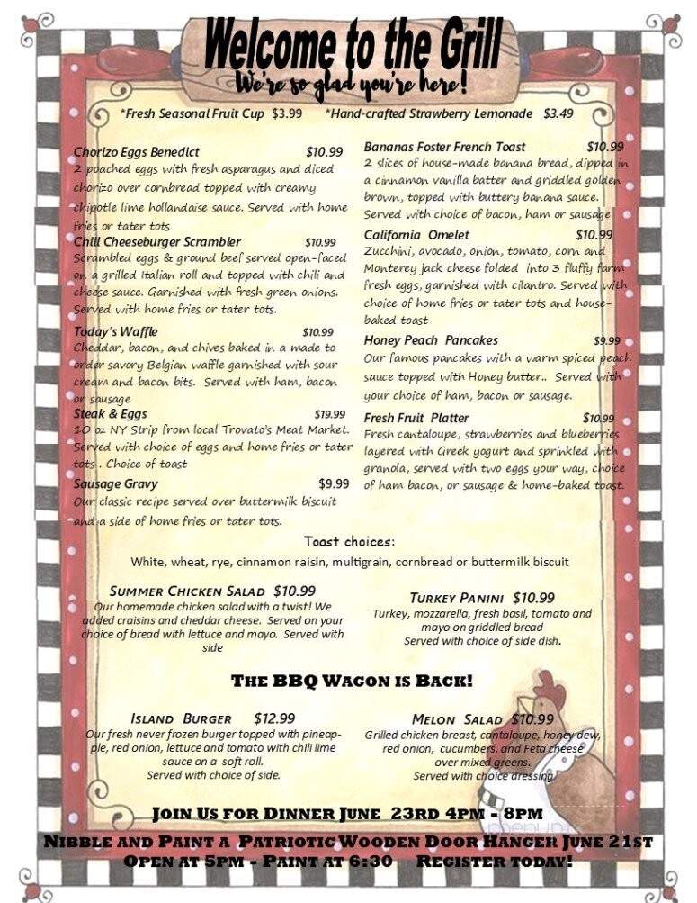 Hook's Pub - Clinton, IA menu_pic