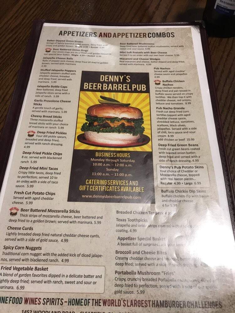 Denny's Beer Barrel Pub - Clearfield, PA
