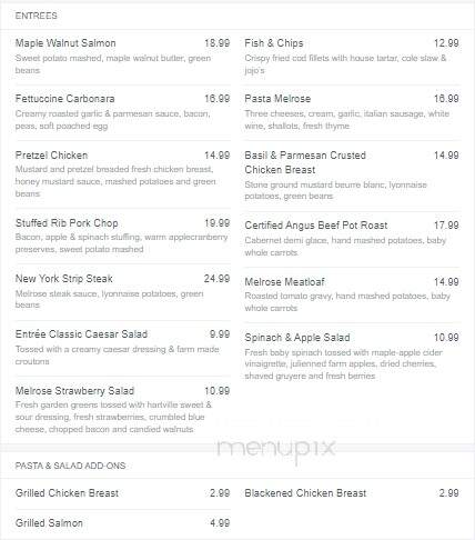 Mapleside Farms - Brunswick, OH menu_pic