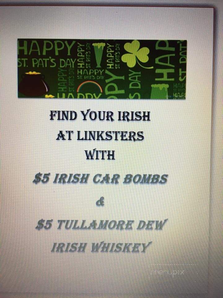 Linksters Tap Room - Brandon, FL menu_pic