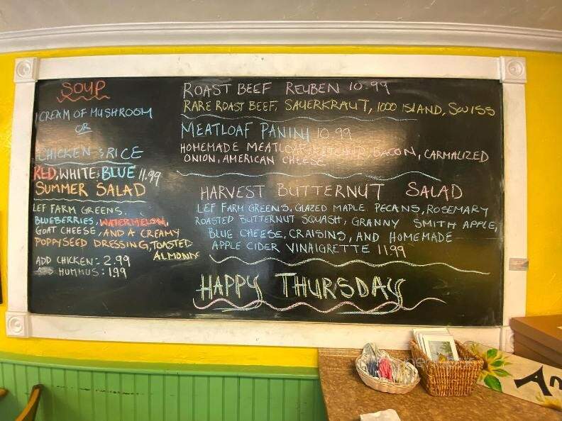 Annie's Cafe Catering - Laconia, NH menu_pic