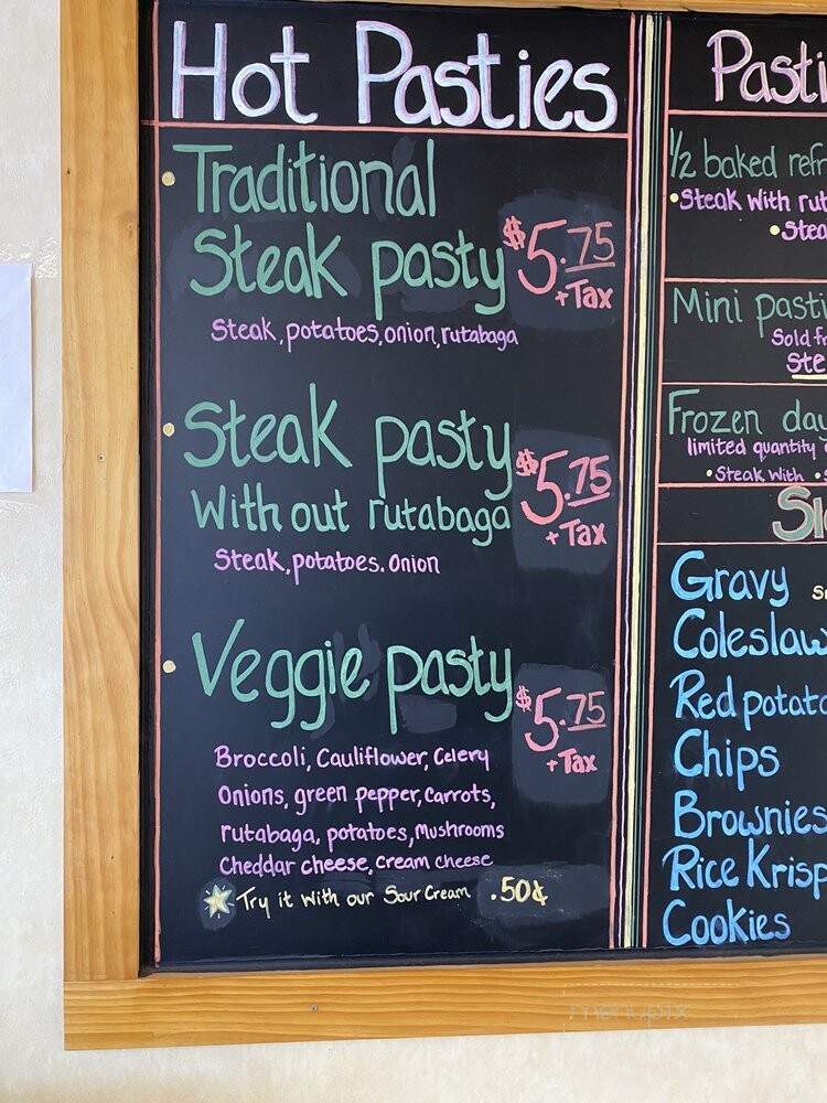 Jean-Kay's Pasties & Subs - Marquette, MI menu_pic