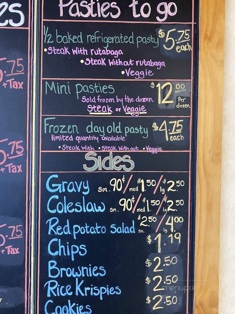 Jean-Kay's Pasties & Subs - Marquette, MI menu_pic