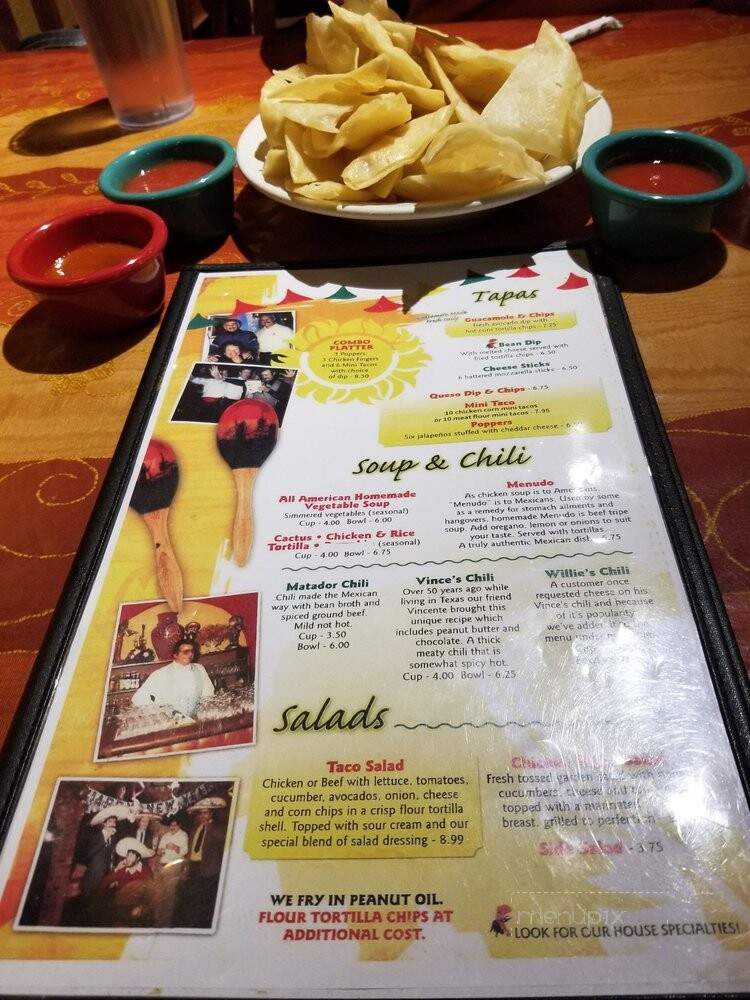 Matador Restaurant - Taylor, MI menu_pic